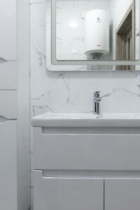 Water heater in the bathroom